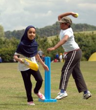 Children from inner-city Leicester school enjoy a Cricket & Countryside day at Belvoir