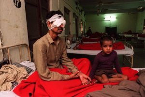 Sura victims at Rao Hospital in Delhi