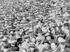 Arsenal football fans on the Highbury terraces 1933